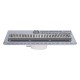 CANALETTA PER DOCCIA CON GRIGLIA cm 55 x 5,2 x 5 + 55 x 4,6 x 3,3 (PZ 1)