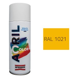 SMALTO SPRAY ACRILICO RAL 1021 - giallo chiaro (PZ 6)