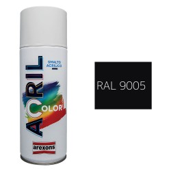 SMALTO SPRAY ACRILICO RAL 9005 - nero lucido (PZ 6)