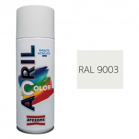 SMALTO SPRAY ACRILICO RAL 9003 - bianco segnale (PZ 1)