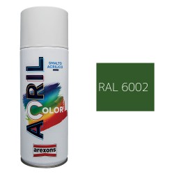 SMALTO SPRAY ACRILICO RAL 6002 - verde foglia (PZ 6)