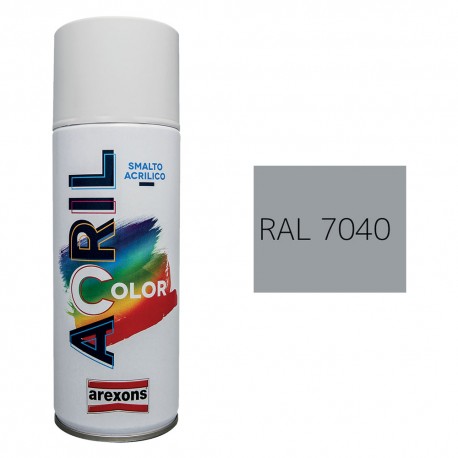 SMALTO SPRAY ACRILICO RAL 7040 - grigio finestra (PZ 1)