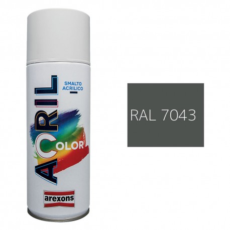 SMALTO SPRAY ACRILICO RAL 7043 - grigio traffico B (PZ 1)