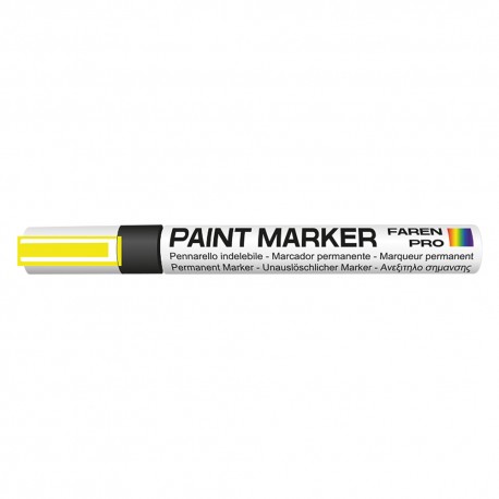 PENNARELLO INDELEBILE colore giallo (PZ 12)