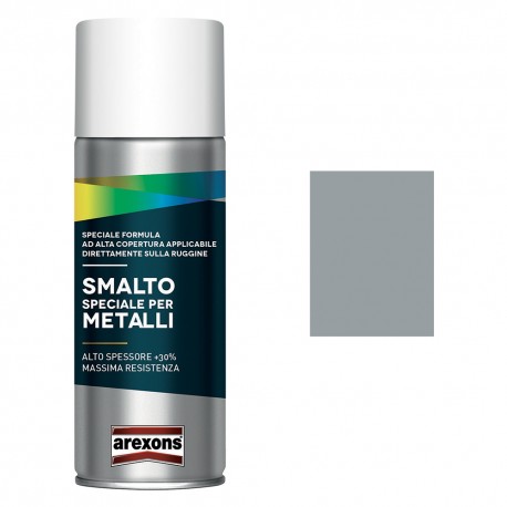 SMALTO SPRAY SPECIALE METALLI ml. 400 - grigio argento brillante (PZ 1)