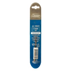 PUNTA ELICOIDALE PER LEGNO mm 3 '05001' (PZ 10)