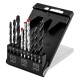 SET PUNTE PER METALLO/LEGNO/MATTONI cf. 9 pz (CF 1)