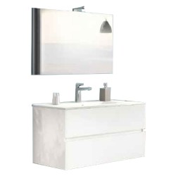 MOBILE BAGNO 'EASY' base 101 x 47 x h.53 - bianco lucido (PZ 1)