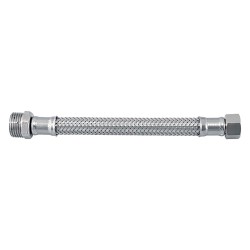 FLESSIBILE IN ACCIAIO INOX cm 30 M 1/2 x 1/2 F (PZ 1)