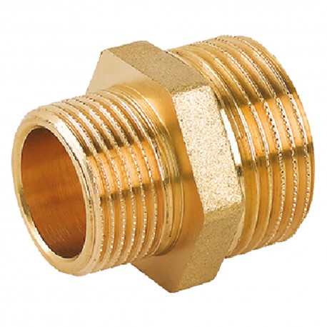 RACCORDO NIPPLO RIDOTTO 'ART. 1211' 3/8 x 1/2 (maschio x maschio) (PZ 10)