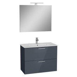 MOBILE BAGNO 'MIA' base cm. 77,5 x 37,8 x 59,6 - antracite (PZ 1)