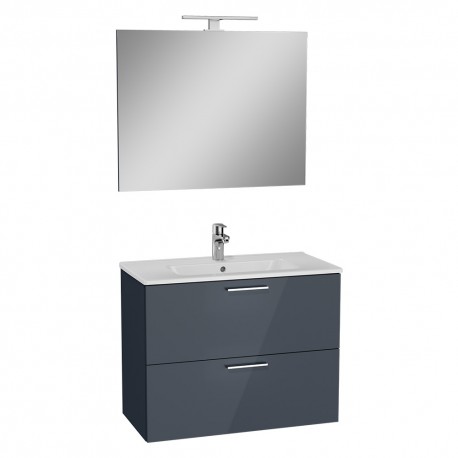 MOBILE BAGNO 'MIA' base cm. 77,5 x 37,8 x 59,6 - antracite (PZ 1)