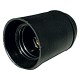 PORTALAMPADA LISCIO E 27 - colore nero (PZ 50)