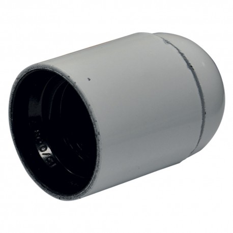 PORTALAMPADA LISCIO E 27 - colore bianco (PZ 50)