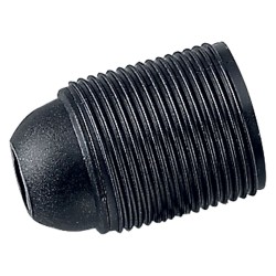 PORTALAMPADA FILETTATO E 27 - colore nero (PZ 50)