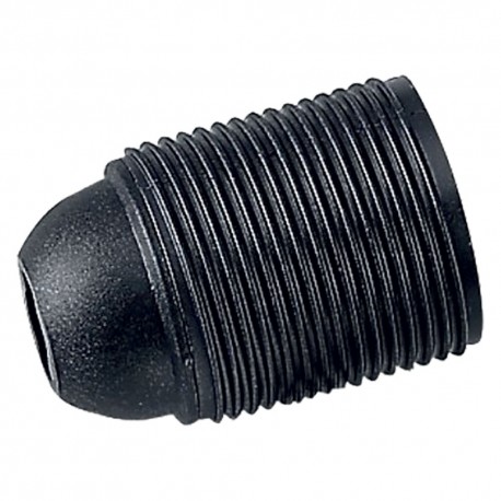 PORTALAMPADA FILETTATO E 27 - colore nero (PZ 50)