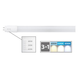 NEON LINEARE IN VETRO A LED CAMBIA TONO 18W  130W - mm 1200 x Ã˜ 26 (PZ 1)