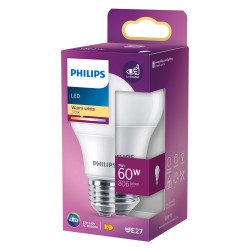 LAMPADA A LED 'GOCCIA' CALDA 2700K 7 W60W E27 - 806 lm (PZ 4)