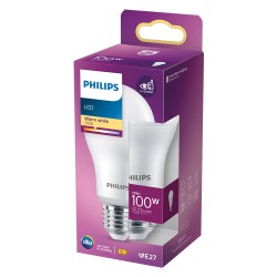 LAMPADA A LED 'GOCCIA' CALDA 2700K 13 W100W E27 - 1521 lm (PZ 4)