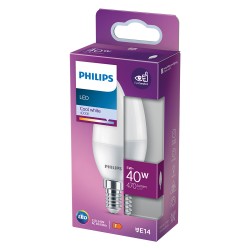 LAMPADA A LED 'OLIVA' NATUR.4000K 4,9 W40W E14 - 470 lm (PZ 4)