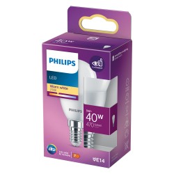 LAMPADA A LED 'SFERA' CALDA 2700K 4,9 W40W E14 - 470 lm (PZ 4)