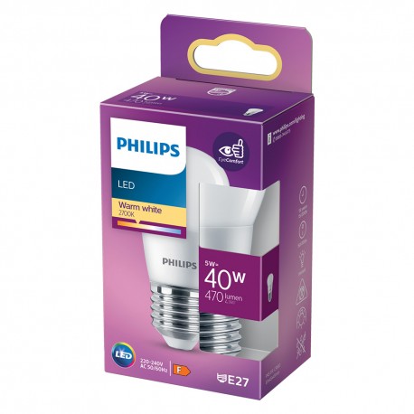 LAMPADA A LED 'SFERA' CALDA 2700K 4,3 W40W E27 - 470 lm (PZ 4)