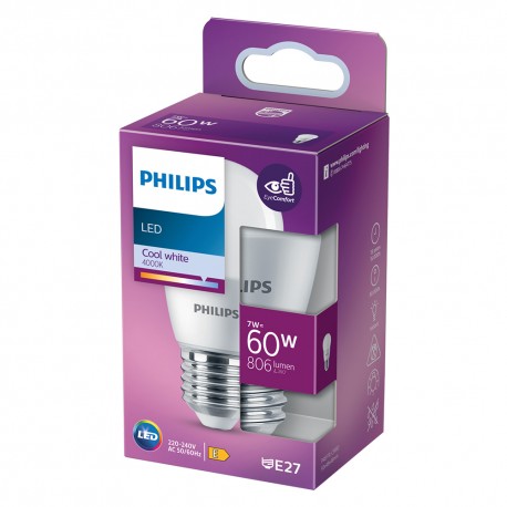 LAMPADA A LED 'SFERA' NATUR.4000K 7 W60W E27 - 806 lm (PZ 4)
