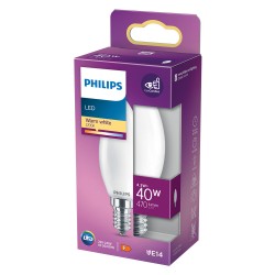 LAMPADA A LED 'OLIVA' CALDA 2700K 4,3 W40W E14 - 470 lm (PZ 4)
