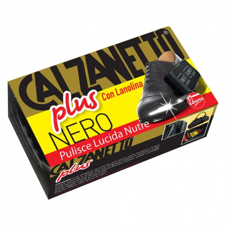 SPUGNA LUCIDA SCARPE 'PLUS' colore nero (PZ 12)