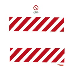 CARTELLO 'DIVIETO DI AFFISSIONE' cm 180 x 98 (PZ 1)