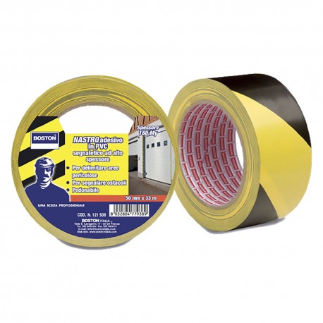 NASTRO SEGNALETICO ADESIVO giallo/nero (RT 1)