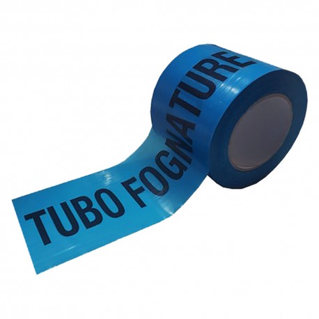 NASTRO SEGNALETICO per tubo fognatura - azzurro (RT 1)