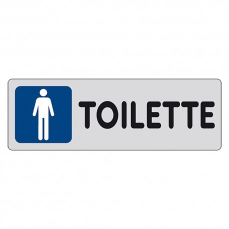 ETICHETTA SEGNALETICA TOILETTE UOMINI (PZ 1)