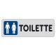 ETICHETTA SEGNALETICA TOILETTE UOMINI/DONNE (PZ 1)