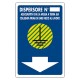 CARTELLO SEGNALETICA DISPERSORE N. (PZ 1)