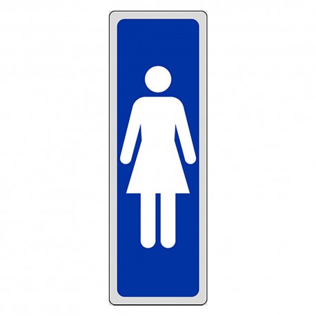 ETICHETTA SEGNALETICA WC DONNE (PZ 10)