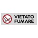 ETICHETTA SEGNALETICA VIETATO FUMARE (PZ 10)