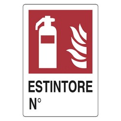 CARTELLO SEGNALETICA ESTINTORE (PZ 1)