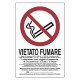 CARTELLO SEGNALETICA VIETATO FUMARE - LEGGE 11 NOVEMBRE 1975, N. 584 (PZ 1)
