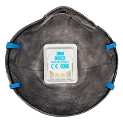 MASCHERA RESPIRATORIA SERIE 9000 CON VALVOLA 9922 - FF P2 (PZ 10)