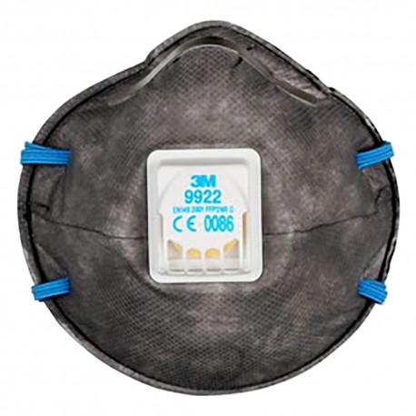 MASCHERA RESPIRATORIA SERIE 9000 CON VALVOLA 9922 - FF P2 (PZ 10)