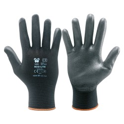 GUANTI 'ECO-LITE' Tg. 7 nero (CP 12)