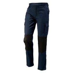 PANTALONE DA LAVORO STRETCH 'BOSTON' taglia XXL - colore blu (PZ 1)