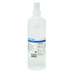 SOLUZIONE FISIOLOGICA ml. 500 cadauno (PZ 1)