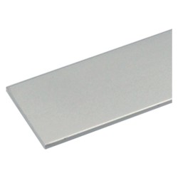 PROFILO PER FAI DA TE PIATTO mm 30x2 - mt 2 col.argento (PZ 10)