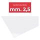 VETRO SINTETICO PRETAGLIATO cm 100x100 - spessore mm. 2,5 (PZ 5)