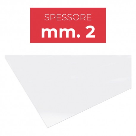 VETRO SINTETICO PRETAGLIATO cm 50x125 - spessore mm. 2 (PZ 10)