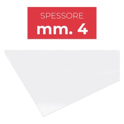 VETRO SINTETICO PRETAGLIATO cm 50x25 - spessore mm. 4 (PZ 5)