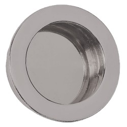 MANIGLIA TONDA PER PORTE SCORREVOLI Ã˜ 35 mm - cromo satinato (PZ 1)