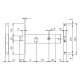 SERRATURA DA INFILARE ART. 704 1 mand. 154 x 44 x 3 - E 60 - fr.20 (PZ 1)
